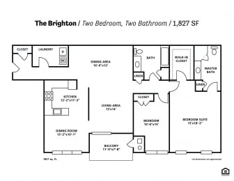 2 beds, 2 baths, 1,827 sqft, $2,765