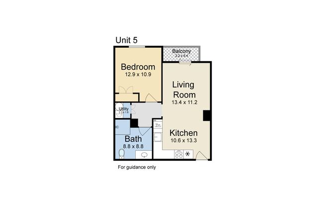 1 bed, 1 bath, 606 sqft, $1,395, Unit Apt 205 (ADA)