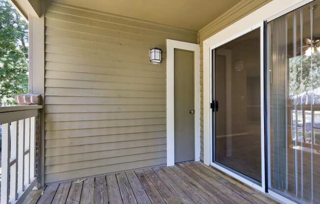 Spacious Balcony with Storage