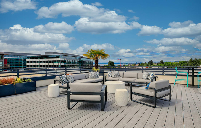 Rooftop Sundecks with Gorgeous Views at Tera Apartments, 98033, WA