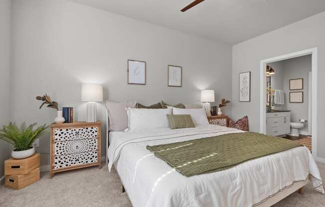 Spacious Bedroom with Walk-in Closet at Spinning Mill Lofts, Clayton, NC 27520