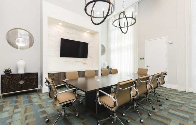 Conference room with large table and rolling chairs  in Bradenton, FL 34211