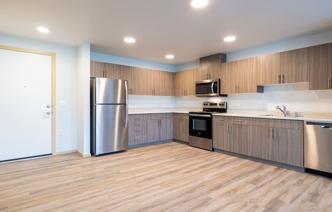 Kitchen with Stainless Steel Appliances