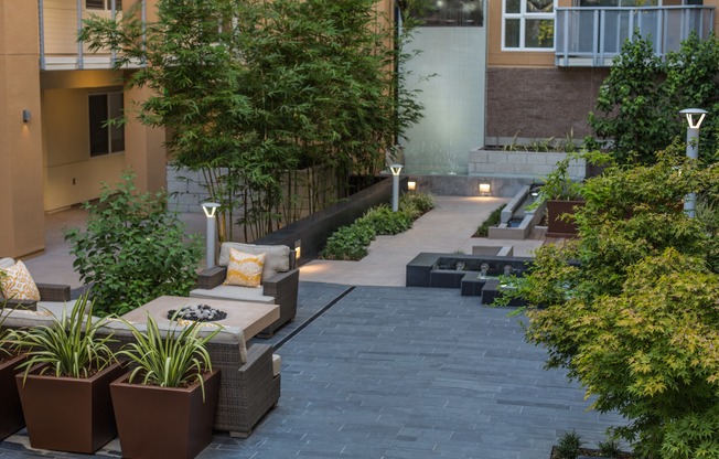 Our Zen garden provides residents a great place to escape from it all