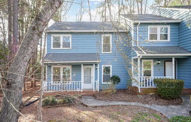 Quaint End Unit Two Bedroom Townhome in Cary