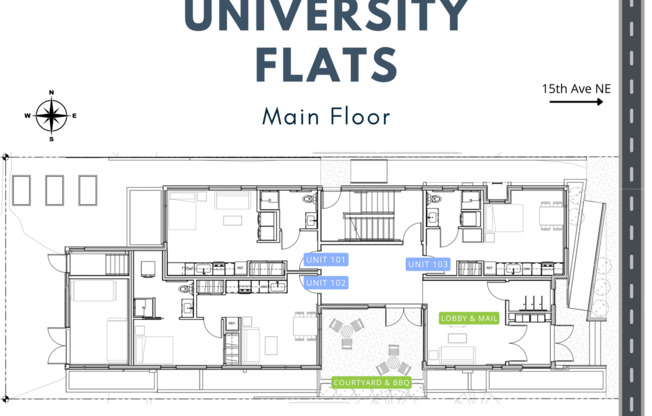 1 bed, 1 bath, 350 sqft, $1,750, Unit 102