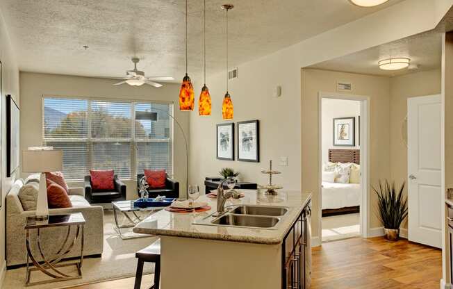 Hills at Sandy Station Kitchen Island
