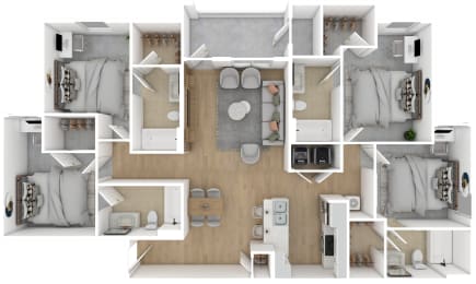 4 beds, 4 baths, 1,573 sqft, $3,200