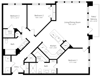 3 beds, 2 baths, 1,436 sqft, $3,388