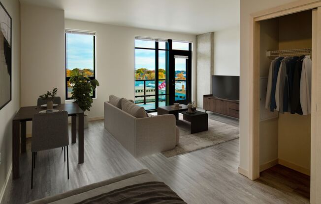 Studio, 1 bath, 520 sqft, $1,745, Unit 917