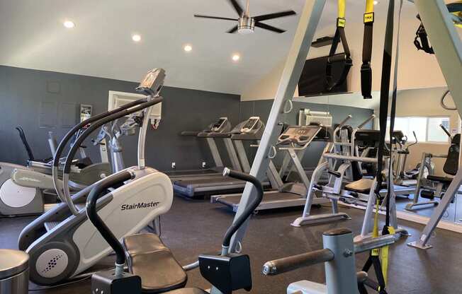 Beautiful Fitness Center at Stoneridge Apartment Homes, Upland, 91786