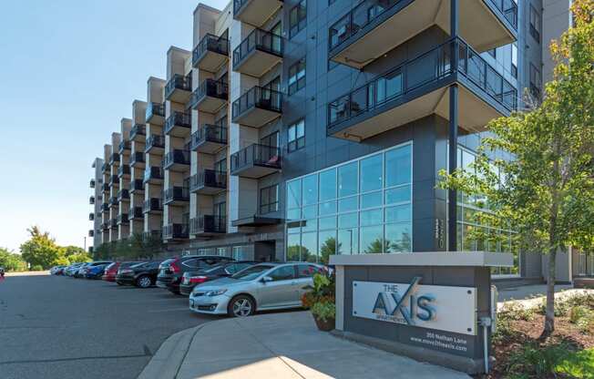 Apartment Building Exterior  at The Axis, Minnesota, 55441