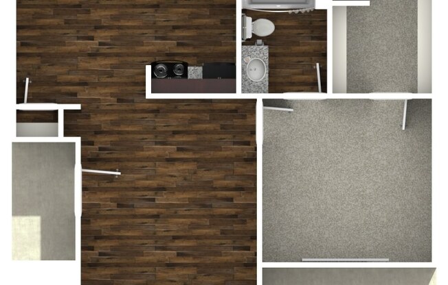 1 bed, 1 bath, 625 sqft, $1,040