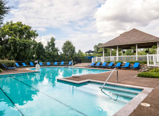 Swimming Pool at The Players Club Apartments in Nashville, TN