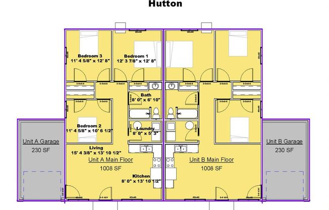 3 beds, 1 bath, 1,008 sqft, $925, Unit 319 Warren Court