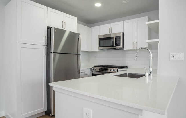 Kitchen with Stainless Steel Appliances
