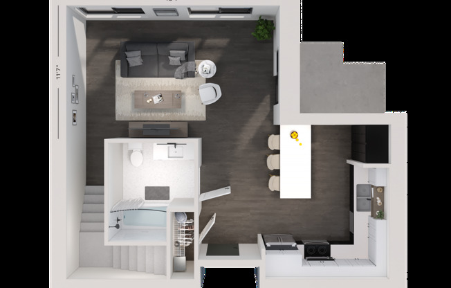 2 beds, 2 baths, 1,272 sqft, $3,145, Unit 105