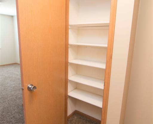 Interiors-Skyline View Apartments Hall Closet in Lincoln NE