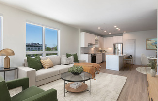 Living Room with Hard Surface Flooring