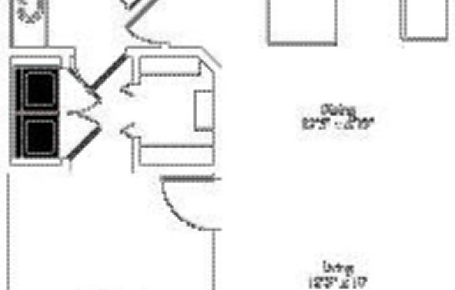 1 bed, 1 bath, 757 sqft, $1,340