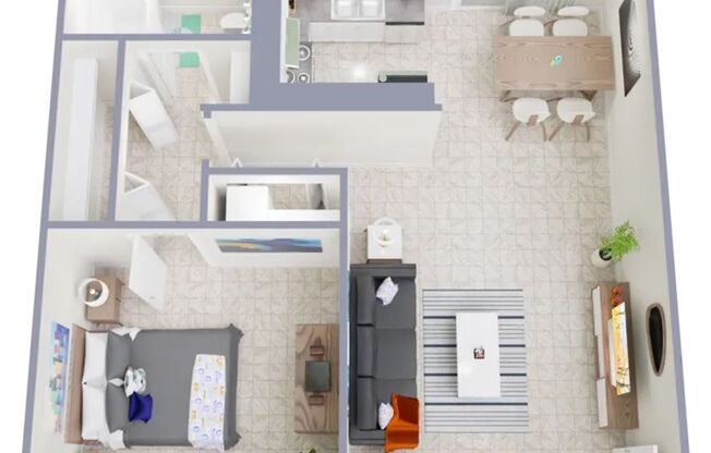 1 bed, 1 bath, 672 sqft, $1,375, Unit 232