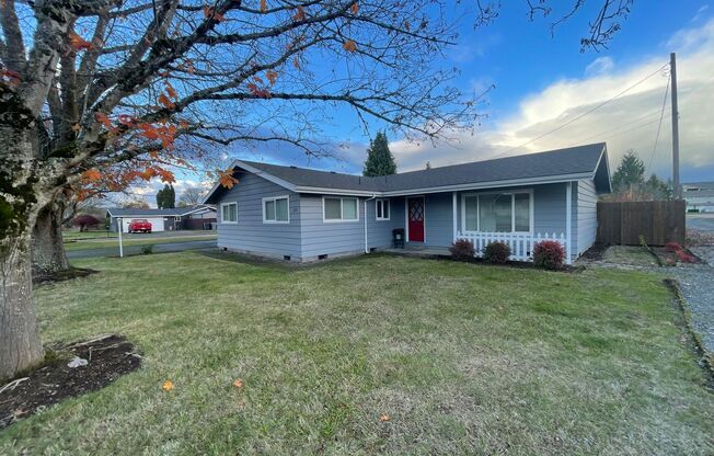 Newly remodeled rare four bedroom home with giant fenced yard!