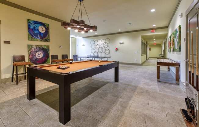 Clubhouse and Resident Social Lounge at Tapestry Park Apartments in Chesapeake, Viriginia