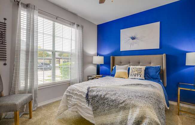 Beautiful Bright Bedroom With Wide Windows at Riachi at One21, Plano, TX