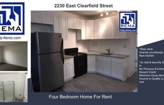 NEW LISTING! Renovated 4 Bedroom in Port Richmond!! PHA WELCOME