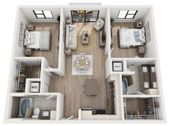 2 beds, 2 baths, 1,085 sqft, $3,108