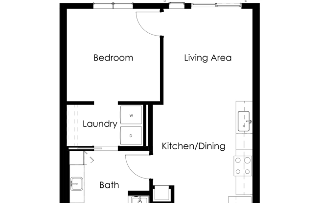 1 bed, 1 bath, 1,158 sqft, $1,420
