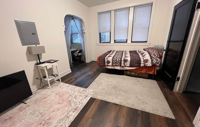 Lovely Renovated Building on Quiet Block Near the Lake! Studio's and 1 BR's.