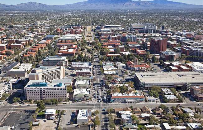 University Blvd near The Links at 4th Ave Apartments in Tucson AZ 2021