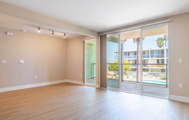 Living Room with Hard Surface Flooring