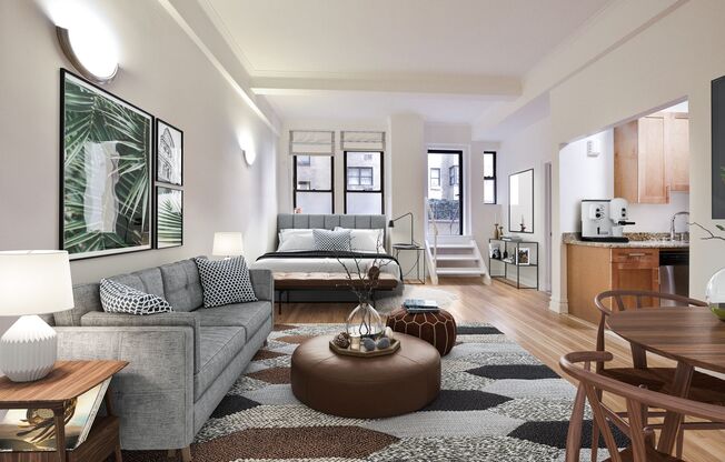 Studio, 1 bath, 650 sqft, $4,100, Unit 1Q
