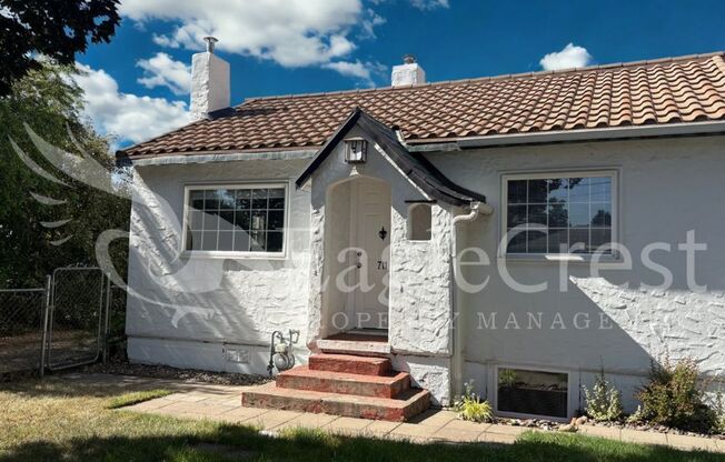 Two Bedroom, One Bathroom Home with Bonus Office Space Off Xeriscape Backyard