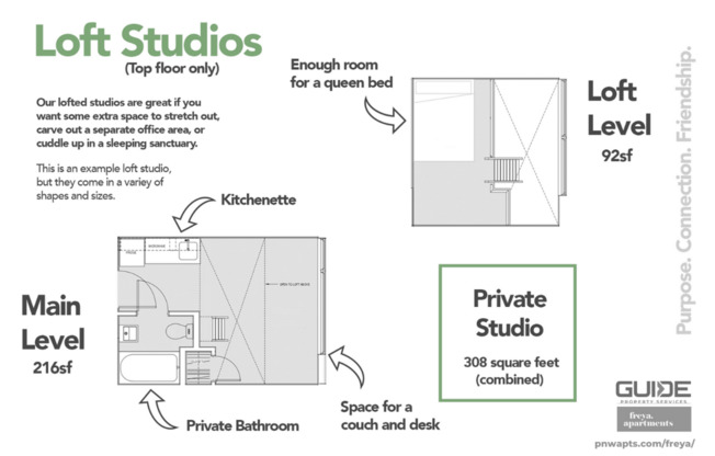 Studio, 1 bath, 270 sqft, $1,386, Unit 410