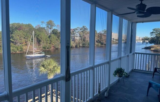 Waterfront Furnished Condo - 3 Bedrooms, 2 Baths, Screened Balcony, Elevator!