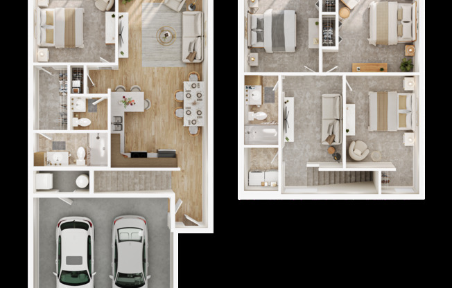 4 beds, 2.5 baths, 1,616 sqft, $2,100, Unit 7916-02