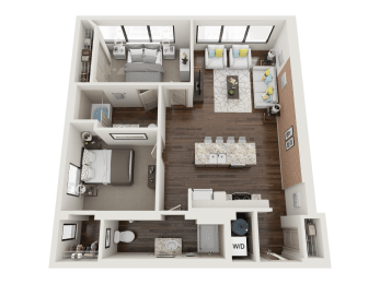 2 beds, 2 baths, 1,085 sqft, $2,121