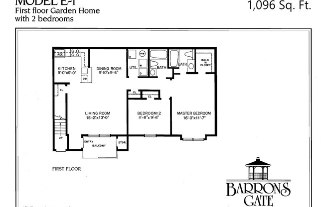 2 beds, 2 baths, 1,092 sqft, $2,500, Unit 2003