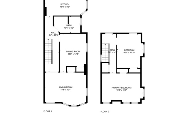 2 beds, 1 bath, 1,020 sqft, $1,595, Unit Apt 2