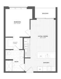 1 bed, 1 bath, 725 sqft, $3,235
