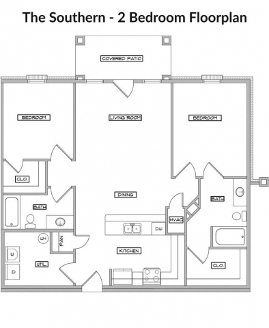 2 beds, 2 baths, 1,130 sqft, $1,250, Unit Building C-Unit 202