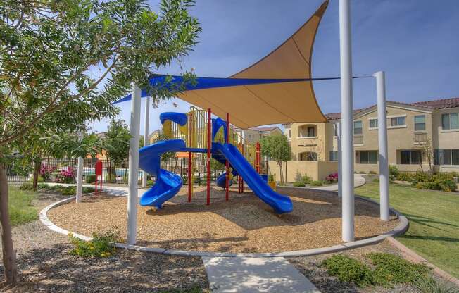 Playground at Bella Victoria Apartments in Mesa Arizona January 2021