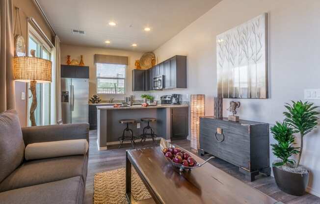 Living Room & Dining Area at Palm Valley Villas in Goodyear, AZ