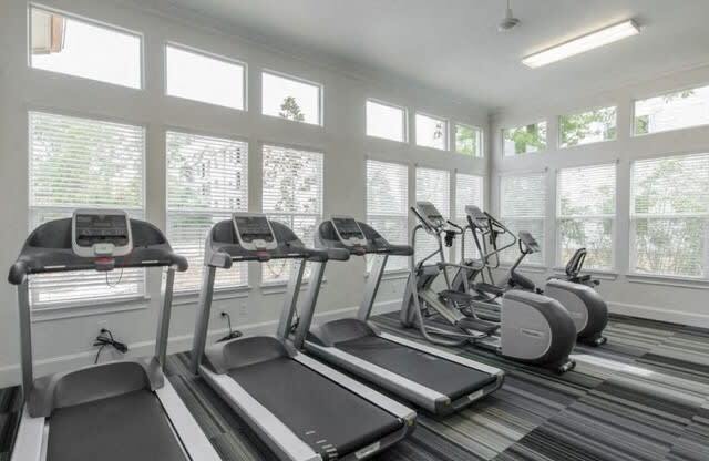 Cardio Machines In Gym at Berkshire Jones Forest, Conroe, Texas