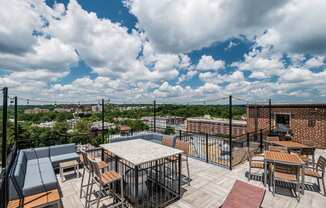 Rooftop deck with grills at The Melwood, Washington, Washington