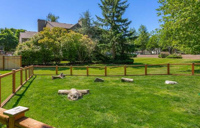 dog park at Dockside Apartments