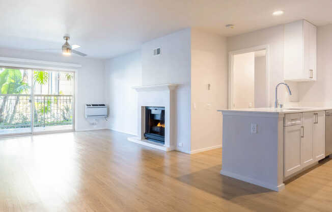 Living Room with Hard Surface Flooring